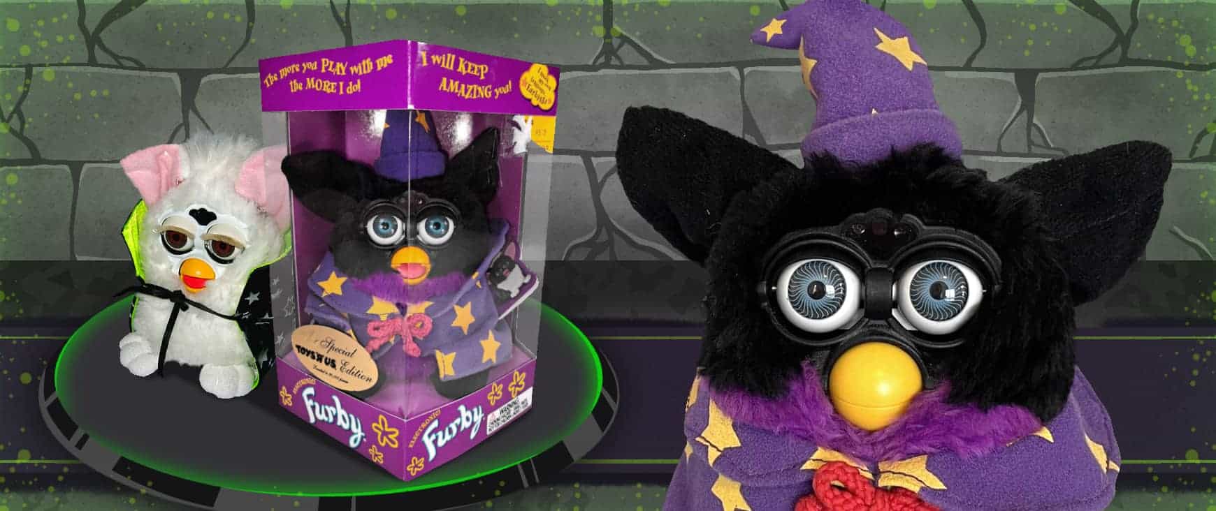 1998 Witches Cat Electronic Furby By Tiger Electronic [Sealed